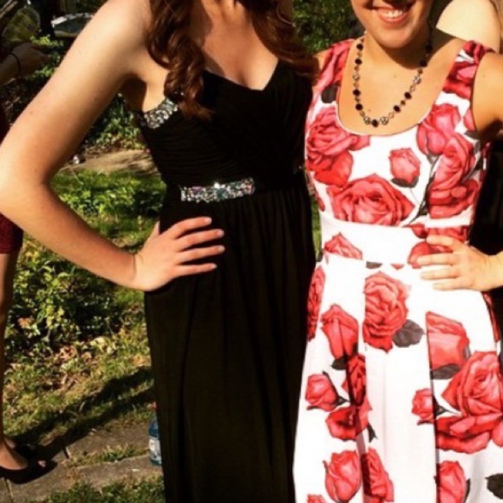 Long black dress